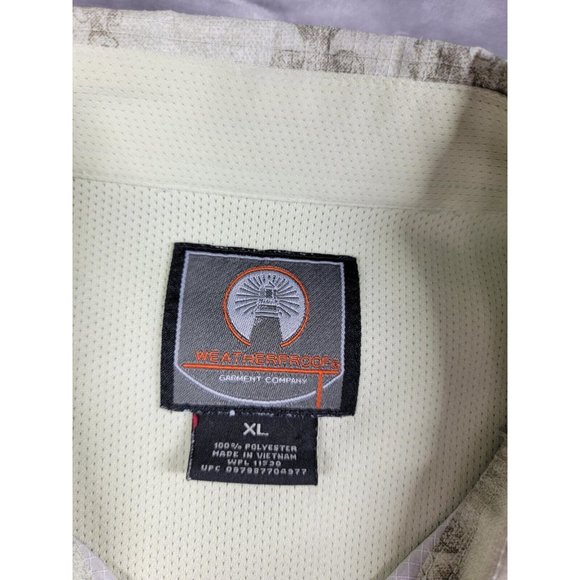 Weatherproof Garment XL Men's Fish Pattern button Shirt fishing vented, outdoors - Picture 5 of 6